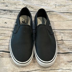 Vans Perforated Slip On Sneakers Size 9.5